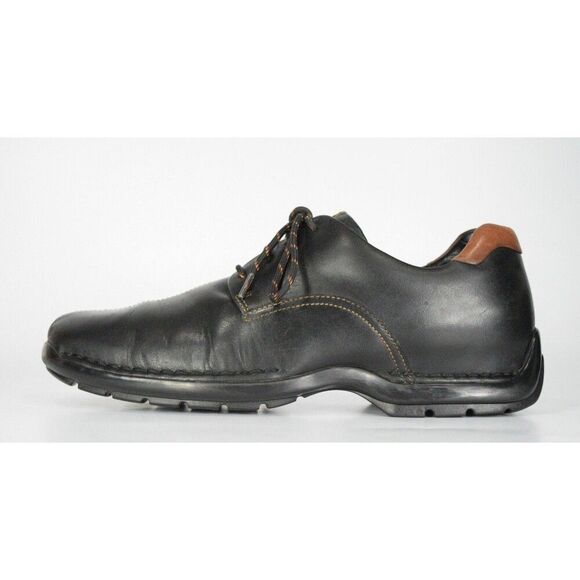 Cole Haan Zeno Lace II Men\'s Size 10 Black Leather Casual Lace Up Oxfords C07483 main image 9